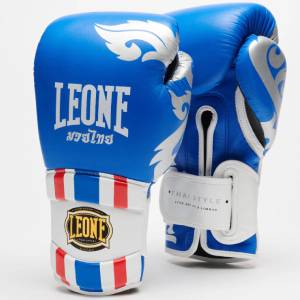 LEONE 1947 Боксови Ръкавици Leone Thai Style Blue - 12 oz