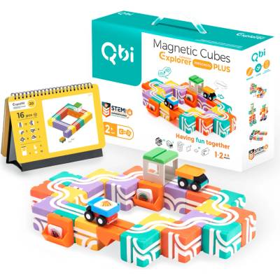 QBI Preschool Plus Pack magnetická stavebnica 37ks