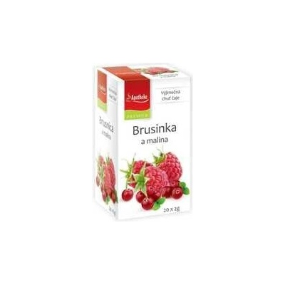 Apotheke Premier Brusinka a malina 20 x 2 g