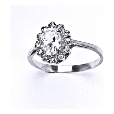 Čištín Zlatý Kate čiré zirkony VR 247