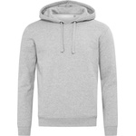 Stedman side pocket hoodie select st5630 / Унисекс суитшърт със странични джобове - сив меланж s (st5630gyhs)