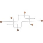PT LIVING Бяла метална стенна закачалка 60, 5 cm Metro - PT LIVING (PT4275WH)