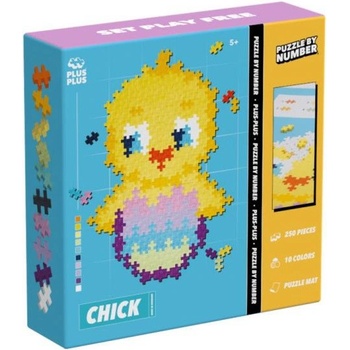 Plus-Plus Skládej podle čísel - Kuřátko 250 ks