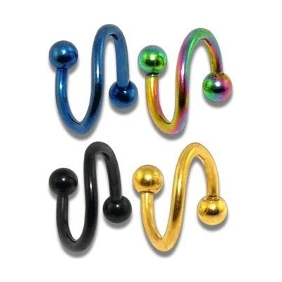 Šperky4U piercing spirála duhová SP01029-12083D