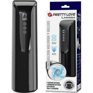  Засмукващ мастурбатор с вибрации и LED дисплей - Pretty Love Larissa (DEBRA02005)