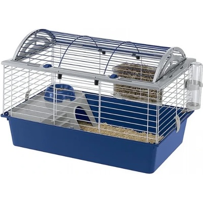 Ferplast - Cage Casita 80 - Оборудвана клетка за зайци, хамстери , морски свинчета и други гризачи - размер 78 x 48 x h 50 cm