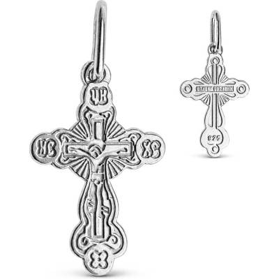 Argento Strieborný prívesok pravoslávny krížik 86136