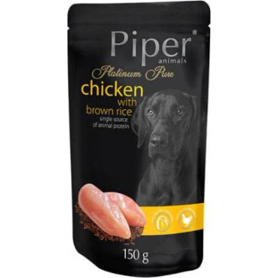 Piper Mini Kuřecí srdíčka s hnědou rýží 150 g