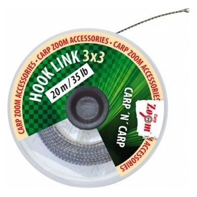 Carp Zoom šnúra 3x3 20m 15lb hnedá