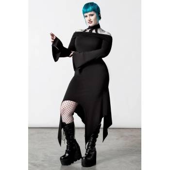 Image 1 of KILLSTAR дамска рокля KILLSTAR - Damnation Bardot - Черен - KSRA004397