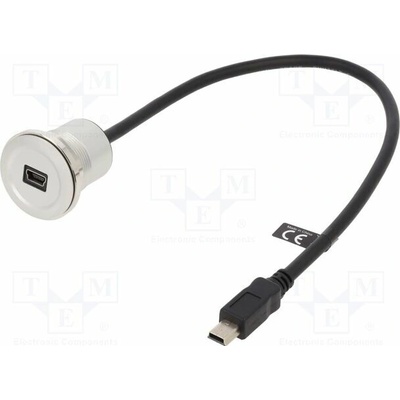 Delock 88186 USB 2.0 USB B mini zásuvka USB B mini vidlice 0,3m