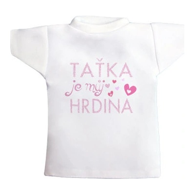 Tričko na láhev Taťka je můj hrdina