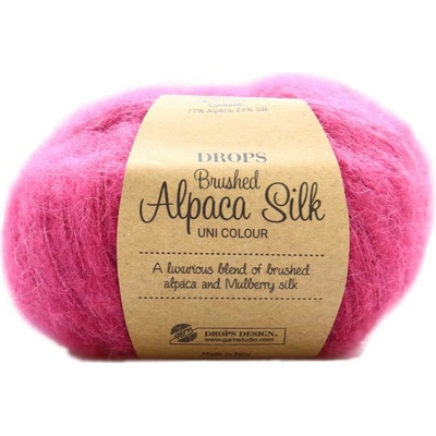 Drops Brushed Alpaca Silk UNI 08 vřes