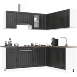 vidaXL Комплект кухненски шкафове от 11 части Lucca, инженерно дърво (3314952)