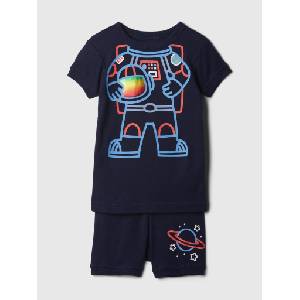 GAP Бебешка пижама от органичен памук GAP GAP | Cheren | Момчешки | 74-80