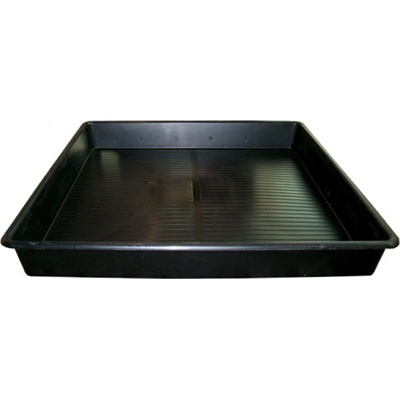 Garland Тава за саксии Garden Tray, черна, квадратна 100x100x12cm