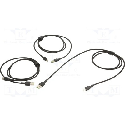 Green Cell KABGCSET02 USB 20, USB A vidlice,USB C vidlice