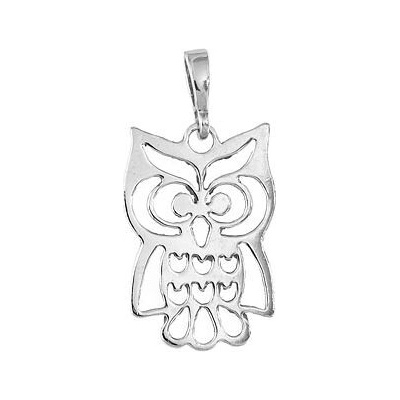 Infinitysilver Stříbrný přívěsek sova obrys 441613