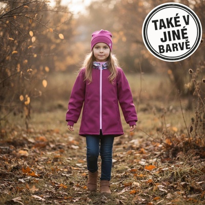 Softshellový kabátek s fleecem Zebry fialový – Zboží Dáma
