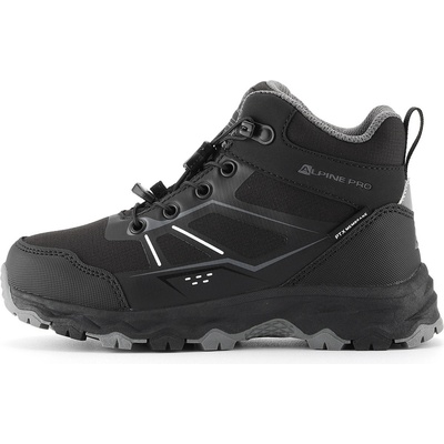 ALPINE PRO Детски outdoor обувки с ptx мембрана ALPINE PRO MOTENO черни ALPINE PRO | Cheren | Момчешки | 28