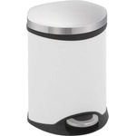 EKO 6 л. бял кош за отпадъци с педал ЕКО от серия shell (eko921806white)