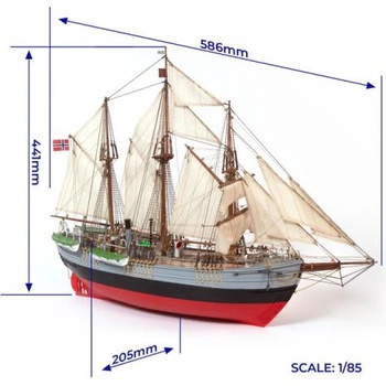 Occre Fram изследователски кораб 1: 85 комплект