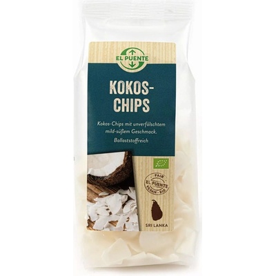 El Puente Bio kokosové chipsy ze Šrí Lanky 80 g