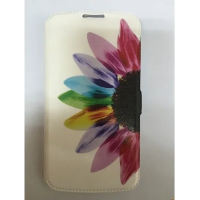 LG Страничен калъф тефтер за lg k10 цвете