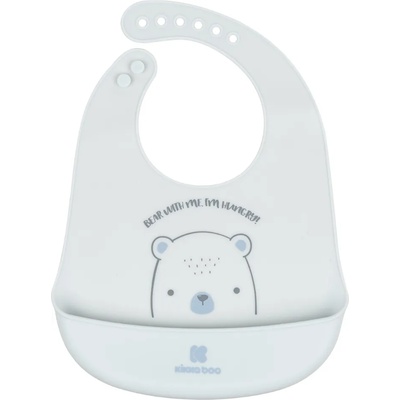 Kikkaboo Лигавник силиконов Bear with me Blue (31303030044)