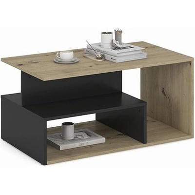 ЕВРОМАР Холна маса iva - дъб артисан/черно (100.002.0334)