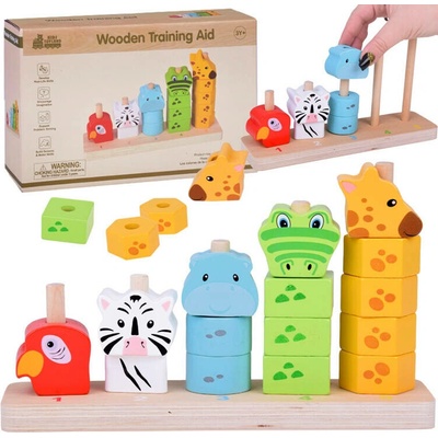 Joko sada kocky zvieratká pyramída