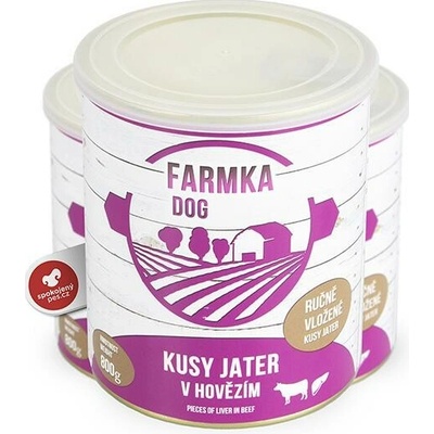 Sokol Falco Farmka Dog kusy pečene v hovädzom 800 g