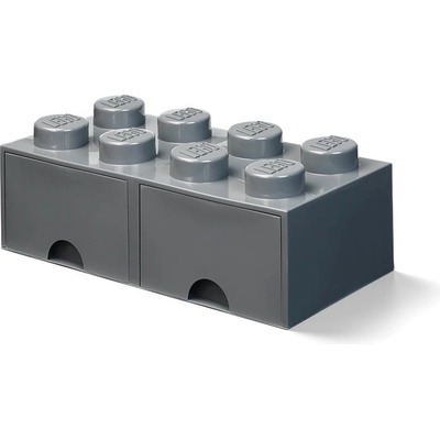 LEGO® Детска тъмносива кутия за съхранение с 2 чекмеджета - lego® (40061754)
