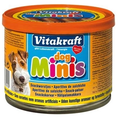 Vitakraft Dog Minis klobása z hovädzieho mäsa pre psov 120 g
