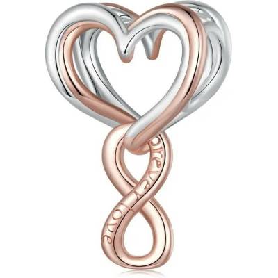 P&J Jewellery Stříbrný visací přívěsek Věčná náklonnost SB111