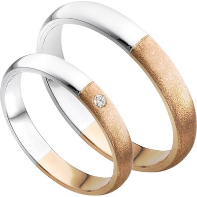 Zlaté snubní prsteny SP-203