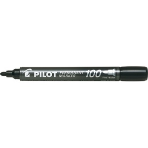 Pilot Пилотен маркер перманентен 100 кръгъл черен (sca-100-b)