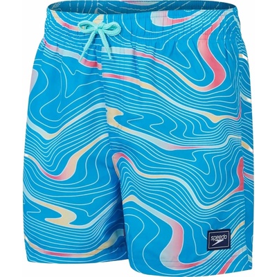 Speedo Boys Digi Printed 13" Watershort - blue/orange