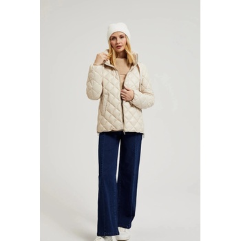 Moodo Кратко стегнато яке с качулка в бежово Moodo Moodo | Bezhov | ЖЕНИ | XS