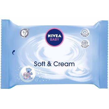 Image 1 of Nivea Baby Мокри кърпички с крем Soft & Cream, 57 броя (491086244)