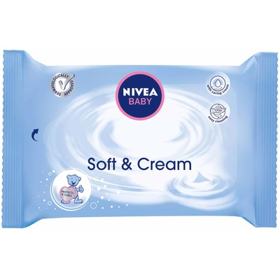 Nivea Baby Мокри кърпички с крем Soft & Cream, 57 броя (491086244)