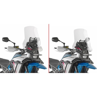 GIVI D9226ST plexi čiré CF MOTO 450 MT (24-25), vxš440x440 mm, vyšší o 130 mm