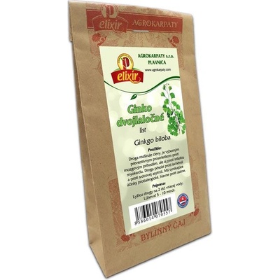 Agrokarpaty GINKGO DVOJLALOCNE list bylinný čaj 30 g