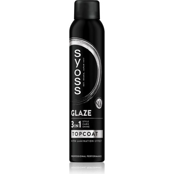 Syoss Intense Glaze Topcoat гланц За коса 200ml