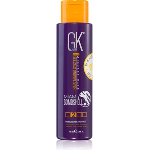 GK Hair Miami Bombshell Taming Blonde Treatment кератинова маска за блонд коса и коса с кичури 100ml