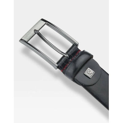 Pierre Cardin Pánský kožený opasek 70126 černá a hnědá