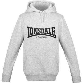 Lonsdale Мъжки суичър Lonsdale Essential Hoodie Mens - Grey M