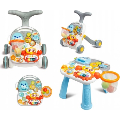 Toyz Detské chodítko 2v1 SPARK Grey