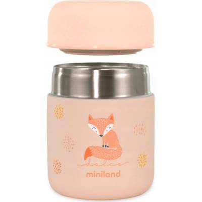 Miniland Termoska na jídlo růžová 280 ml