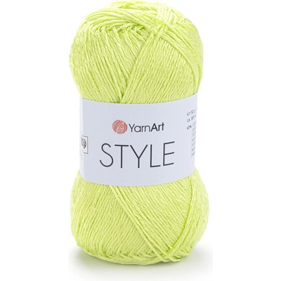 Yarn Art příze Style 662 žluto-zelená
